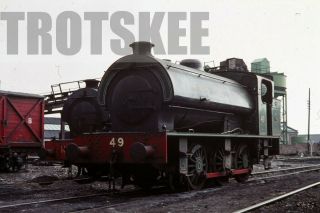 35mm Slide Industrial Steam Loco Ncb Backworth Colliery No 49 1971