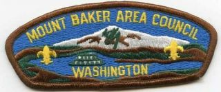 Mount Baker Area Council - 1989 Washington Centennial Csp - Brn Border