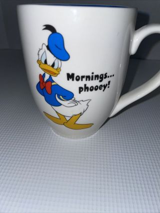 Disney Hmk Cds Rare Vintage Donald Duck Coffee Tea Cup Mug Phooey