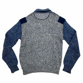 J.  C.  De Castelbajac Iceberg Half Zip Knitted Jumper | Vintage Designer Blue Grey 2