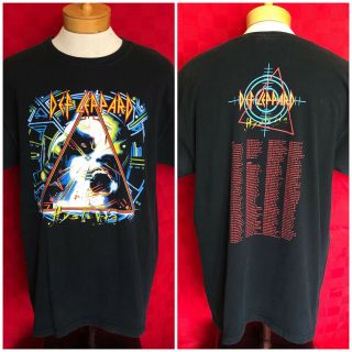 Rare Vintage 1987 1988 Def Leppard Hysteria World Tour Concert Shirt W Dates Xl