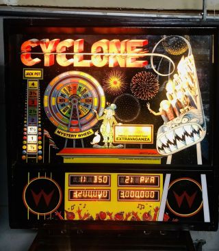 Williams Cyclone Pinball Machine