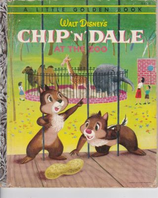 Little Golden Book Walt Disney Chip 