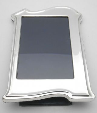 Sterling Silver Easel Back Photo Frame - Carrs Of Sheffield 1989