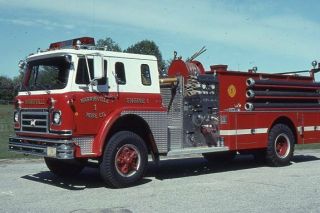 Burrillville Ri 1978 International Co1950 Ward Lafrance - Fire Apparatus Slide