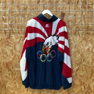 90s Vintage Starter Usa Us Olympic Team Jacket/windbreaker - Xl (xxl 2xl)