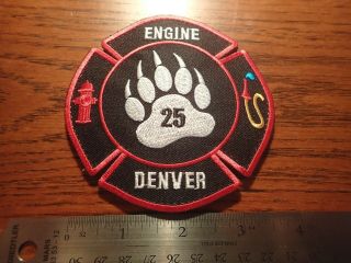 Style Denver Colorado Fire Department Station 25 Patch