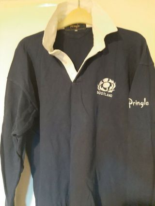 Vintage Rare Pringle Scotland Rugby Union Jersey Size M/44inch 1994/95 5 Nations