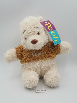 Winnie The Pooh Bear Disney B1805 Fuzzy Plush 6 " Stuffed Toy Doll