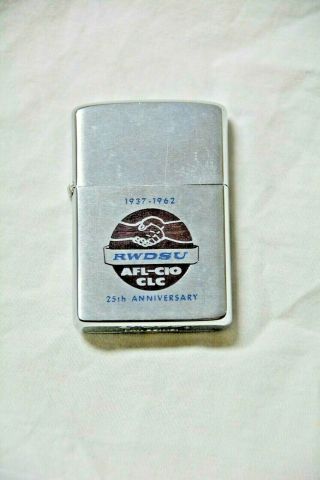 Rwdsu Afl - Cio - Clc 25th Anniversary Zippo Lighter