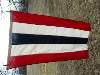 36 " X 60 " - 5 Stripe Red White Blue Bunting 527