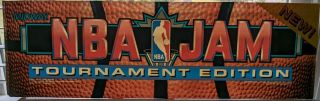 Midway 1992 Nba Jam Tournament Edition Marquee Coin Op Video Arcade