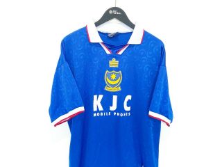 1997/99 PORTSMOUTH Vintage Admiral Home Football Shirt (XL) 3
