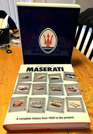 Maserati A Complete History From 1926 To The Present By Luigi Orsini And Franco