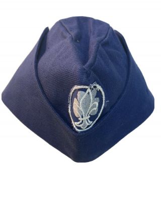 Vintage 1960s Swedish Sweden Boy Scout Cap Hat,
