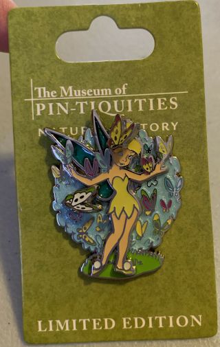 The Museum Of Pin - Tiquities Tinker Bell With Butterflies Le 500