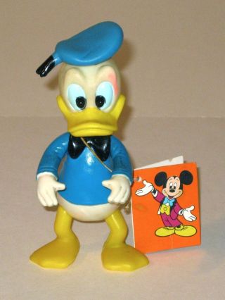 Vintage Donald Duck Disneyland Walt Disney World Articulated Figurine Hong Kong