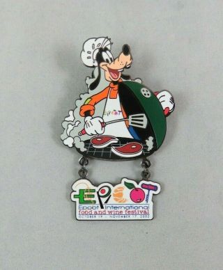 Walt Disney World Pin - Epcot International Food And Wine Festival 2002 - Goofy