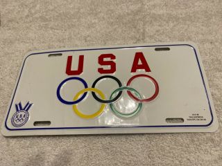 Usa Us Olympic Team License Plate
