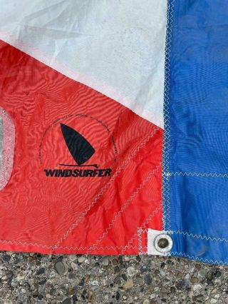 Vintage Windsurfer Windsurfing SAIL 5.  0 square meters 2