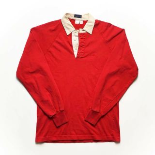 Vintage 80s Patagonia Retro Climbing Rugby Jersey Shirt Red M Fits S Rare
