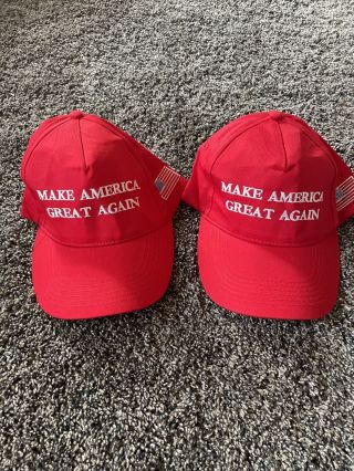 2 Pack Make America Great Again - Donald Trump Embroidered Campaign Hat