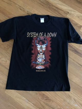 Vintage System Of A Down Shirt Mezmerize Tour 2005 Double Sided Size Large