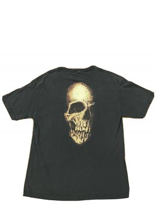 Vintage 90s Jim Phillips Skull Faded T - Shirt Rare Sz Large L Skate Santa Cruz
