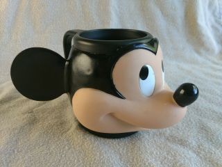 Vintage Applause Disney Mickey Mouse Plastic Cup Mug