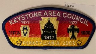 Boy Scout Keystone Area Council 2002 Camp Csp