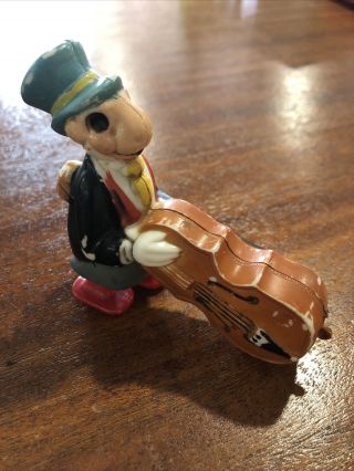 Vintage Walt Disney Pinocchio Jiminy Cricket Ramp Walker Toy - Hong Kong 1960’s