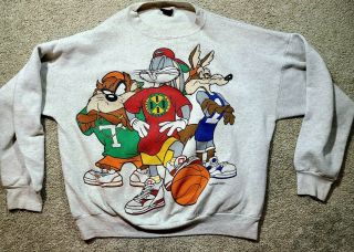 Vintage Looney Tunes Cross Colours Basketball Sweatshirt