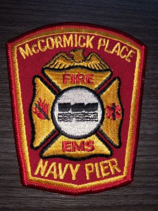 Mccormick Place Navy Pier Fire Department Patch