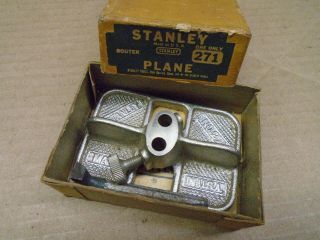 Vintage Stanley Router Plane No 271 With Blade