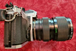 Vntg Nikon Fm2 Camera Tokina At - X 28 - 85 3.  5 - 4.  5 Lens Tiffen 62mm Red 1 (25) Fltr