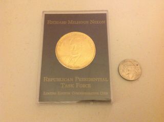 Richard Milhous Nixon Republican Presidential Task Force Commemorative Coin