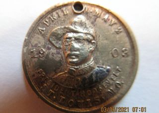 1903 St Louis World’s Fair Teddy Roosevelt Dedication Medal