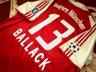 Jersey Bayern Munich Michael Ballack (m) 2003 Germany Vintage Rare Shirt Trikot
