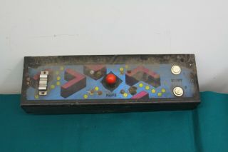 Bally Midway Pac Man Ms Pac Man Arcade Video Game Control Panel
