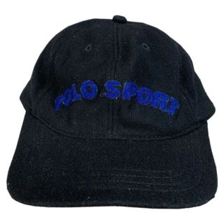 Rare Vtg 90s Polo Sport Ralph Lauren Flag Rl Fleece Fitted Baseball Dad Hat Cap