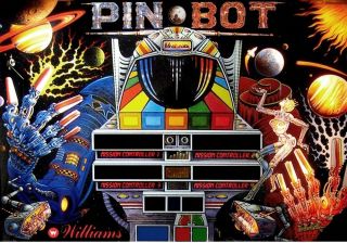 Pinbot,  Diner,  F14 Tomcat Cyclone Black Knight Pinball Cabinet Light Mod Red