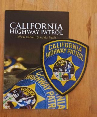 Patch Police California State Highway Patrol,  Presentation Folder Booklet