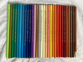 Vintage Eagle Turquoise Prismacolor Chemi - Colored Pencils X 30