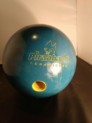 Columbia 300 Piranha Piranha/c Bowling Ball 16 Lb Vintage Rare