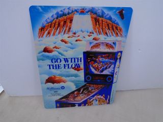 Williams Whitewater Pinball Flyer Game Room Metal Sign