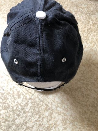 Vintage Black 1990 Stussy 8 Ball Hat - Snapback Baseball Cap - Made in USA 2