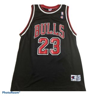 Vintage 90s Chicago Bulls Champion Jersey 23 Michael Jordan Size 48 Nba Basket