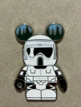 Disney Pin Vinylmation Collectors Set Star Wars 3 Scout Trooper Retired