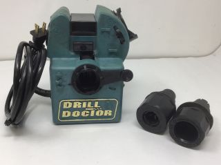 Vintage Drill Doctor 750sp Drill Bit Sharpener 3/4” Capacity & Rack