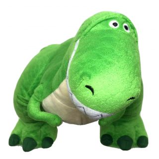 Disney Store Pixar Toy Story Rex Plush Dinosaur Green Stuffed Animal 14 " Euc